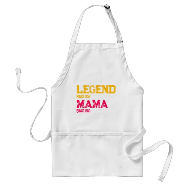 Legendäre Mama Vintage Muttertag Schürze (Vorne)
