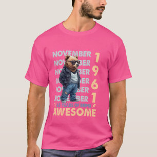 Legendäre Männer November 1961 63. Geburtstag Bär T-Shirt