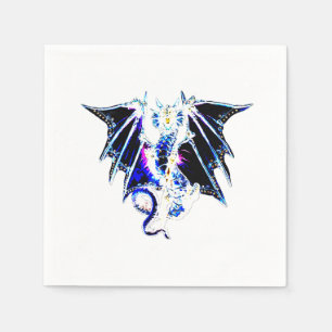 Legendäre Meerestiere und Drachen Themenparty 50 x Serviette