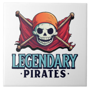 Legendäre Piraten Fliese