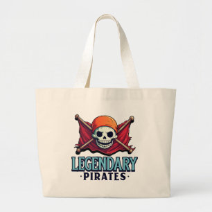 Legendäre Piraten Jumbo Stoffbeutel