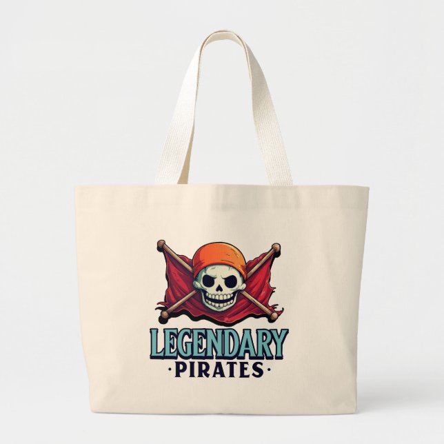 Legendäre Piraten Jumbo Stoffbeutel (Vorne)