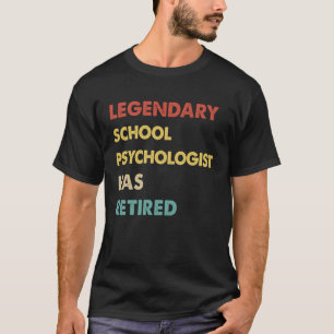 Legendäre Psychologin an der Schule hat die T-Shirt