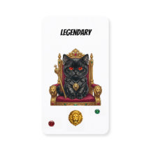Legendäre Punk-Katzen-Sammelkart-Royal Feline
