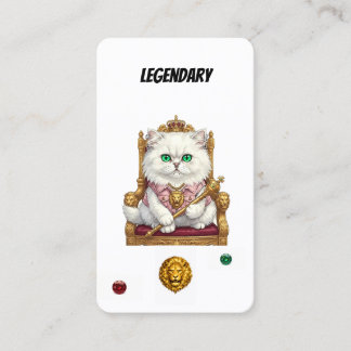 Legendäre Punk-Katzen-Sammelkart-Royale Feline Treuekarte