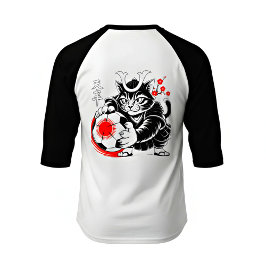 Legendäre Samurai-Fußball-Katzen-Sportbekleidung T-Shirt