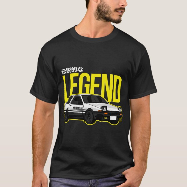 Legendäre Toyota AE86 T-Shirt (Vorderseite)