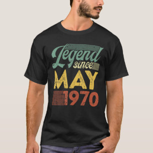 Legendäre Vintage-Sache seit Mai 1970 Geburtstag T-Shirt