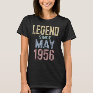 Legendäre Vintage seit Mai 1956 Lustiger Geburtsta T-Shirt