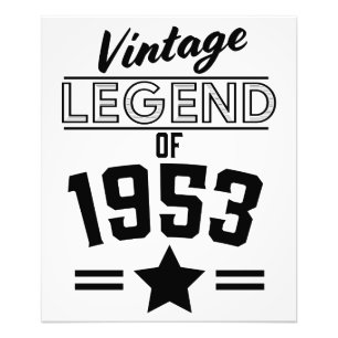 Legendäre Vintage von 1953 Fotodruck