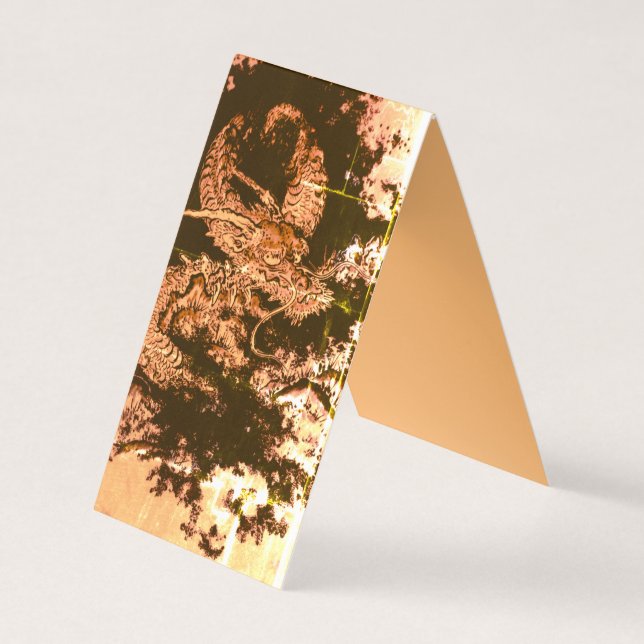 Legendärer antiker Drache Visitenkarten (Vorderseite)