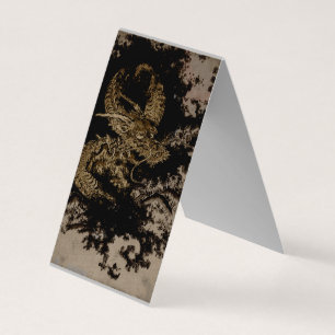 Legendärer antiker Tintendrache Visitenkarten