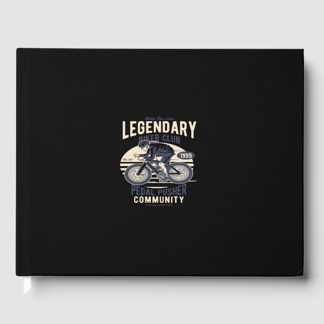 legendärer Bikerclub Gästebuch (Vorderseite)