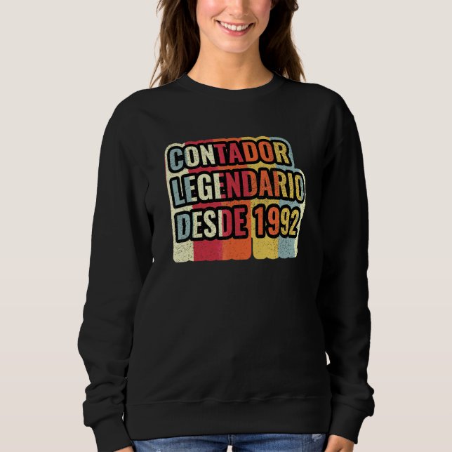 Legendärer Buchhalter seit 1992   Buchhalter Sweatshirt (Vorderseite)