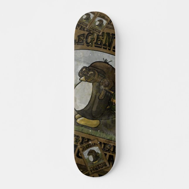 Legendärer Flug-Pinguin Skateboard (Vorne)