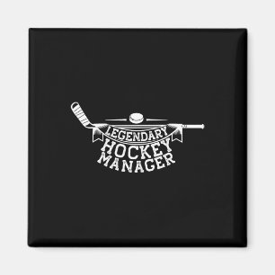 Legendärer Hockey-Manager Eishockey-Trainer Coach Magnet