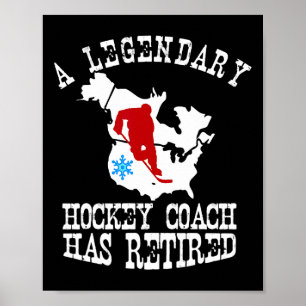 Legendärer Hockey-Trainer hat sich zur Ruhe gesetz Poster