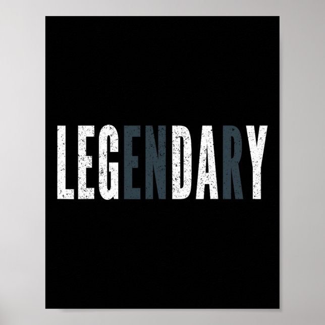 Legendärer Leg Day - Leg Day am Gym Poster (Vorne)
