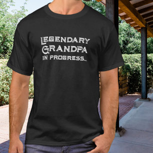 Legendärer Opa in Arbeit Weiße Typografie T-Shirt
