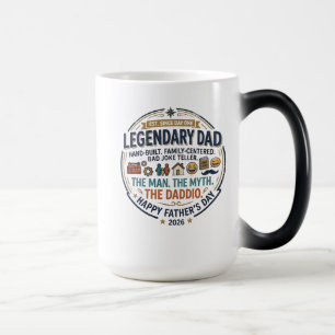 Legendärer Papa seit einem Vatertag zum Vatertag Verwandlungstasse