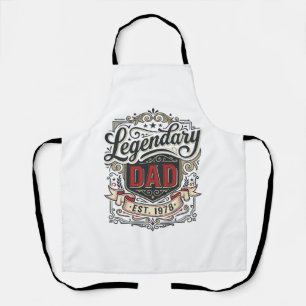 Legendärer Papa Vintage-Gravur-Shirt-Design (3)_1 Schürze