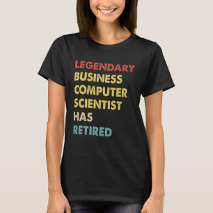 Legendärer Retro-Computerexperte für Wirtschaft ha T-Shirt