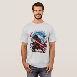 Legendärer Samurai & Blauer Drache Tasse | Japanis T-Shirt