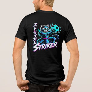 Legendärer Samurai-Fußball-Katze - Jugend-Fußball- Tri-Blend Shirt