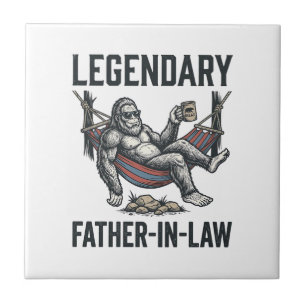 Legendärer Schwiegervater Sasquatch Vintage-Shirt Fliese
