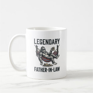 Legendärer Schwiegervater Sasquatch Vintage-Shirt Kaffeetasse