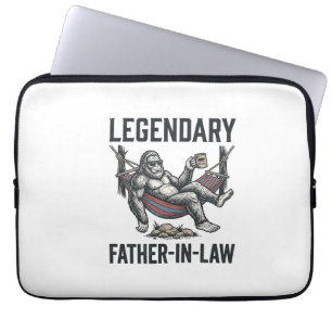 Legendärer Schwiegervater Sasquatch Vintage-Shirt Laptopschutzhülle