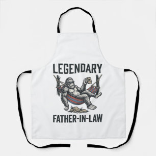 Legendärer Schwiegervater Sasquatch Vintage-Shirt Schürze