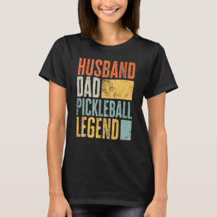 Legendärer Vater, bester Papa, Ehemann Pickleball T-Shirt