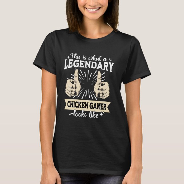 Legendäres Hühnerspiel T-Shirt (Vorderseite)