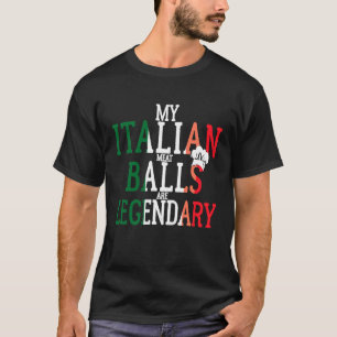 Legendäres Italienisches-Bällchen-Shirt kocht Chef T-Shirt