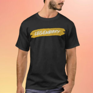 Legendäres Pinselstrich-Shirt – Mutig Motivierend T-Shirt