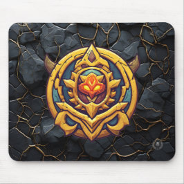 Legendäres Rang-Gamer-Emblem Mousepad