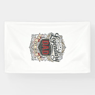 Legendäres Vintage-Daddy-Engraving-Shirt-Design (3 Banner