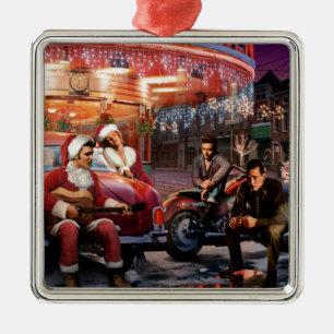 Legendäres Weihnachten Ornament Aus Metall