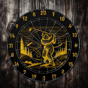 Legendäres Ziel: Bigfoot's Challenge Dartscheibe