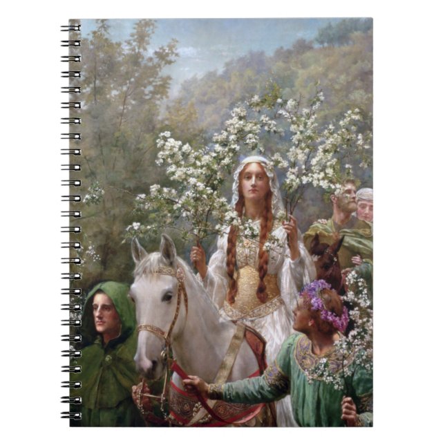 Legendarische Königin Guinevere (von John Collier) Notizblock (Vorderseite)