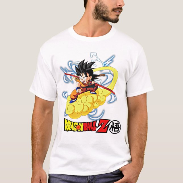 Legendary Anime Warrior T-Shirt – Flying Power Des (Vorderseite)