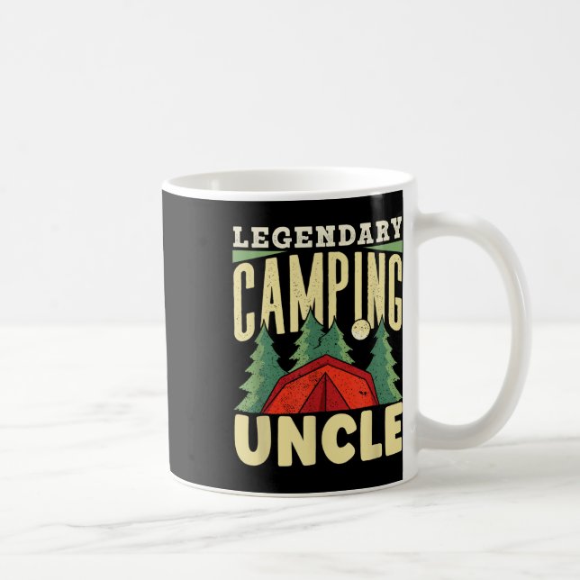Legendary Camping Uncle Campfire Camp Camper Camps Kaffeetasse (Rechts)