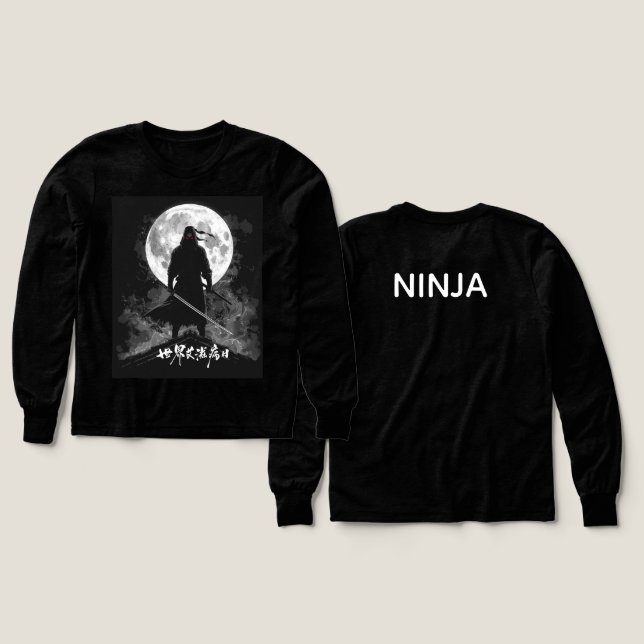Legendary Dragon Ninja Art Shirt (Design Vorder- & Rückseite)