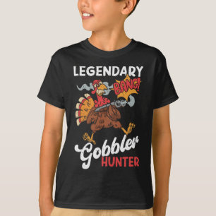 Legendary Gobbler Hunter Funny Turkey Jagd T-Shirt