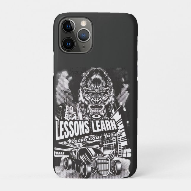  Legendary Gorilla Lessons Learn iPhone Case  (Rückseite)