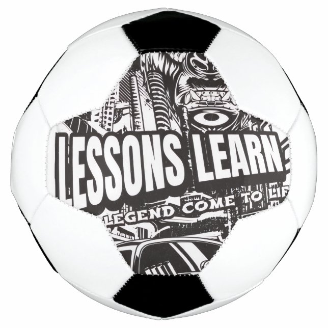 LEGENDARY GORILLA LESSONS LEARN SOCCER BALL  (Vorderseite)