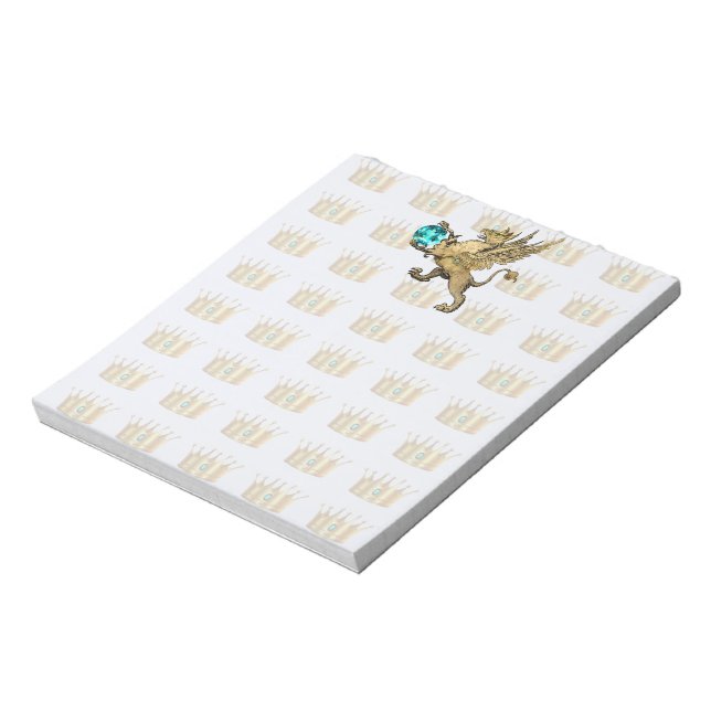 Legendary Griffin & Crown Notizblock (Rotiert)