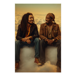 Legendary Hip-Hop & Reggae Icons in the Clouds  Poster
