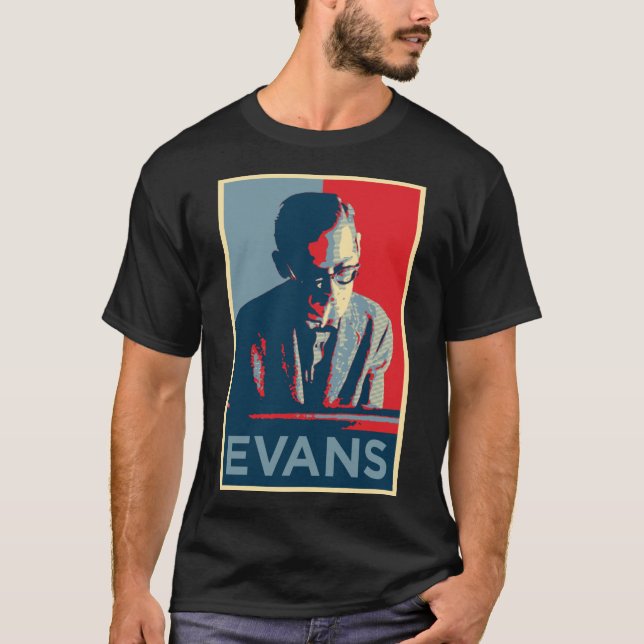 Legendary Jazz Pianist Bill Evans T-Shirt (Vorderseite)